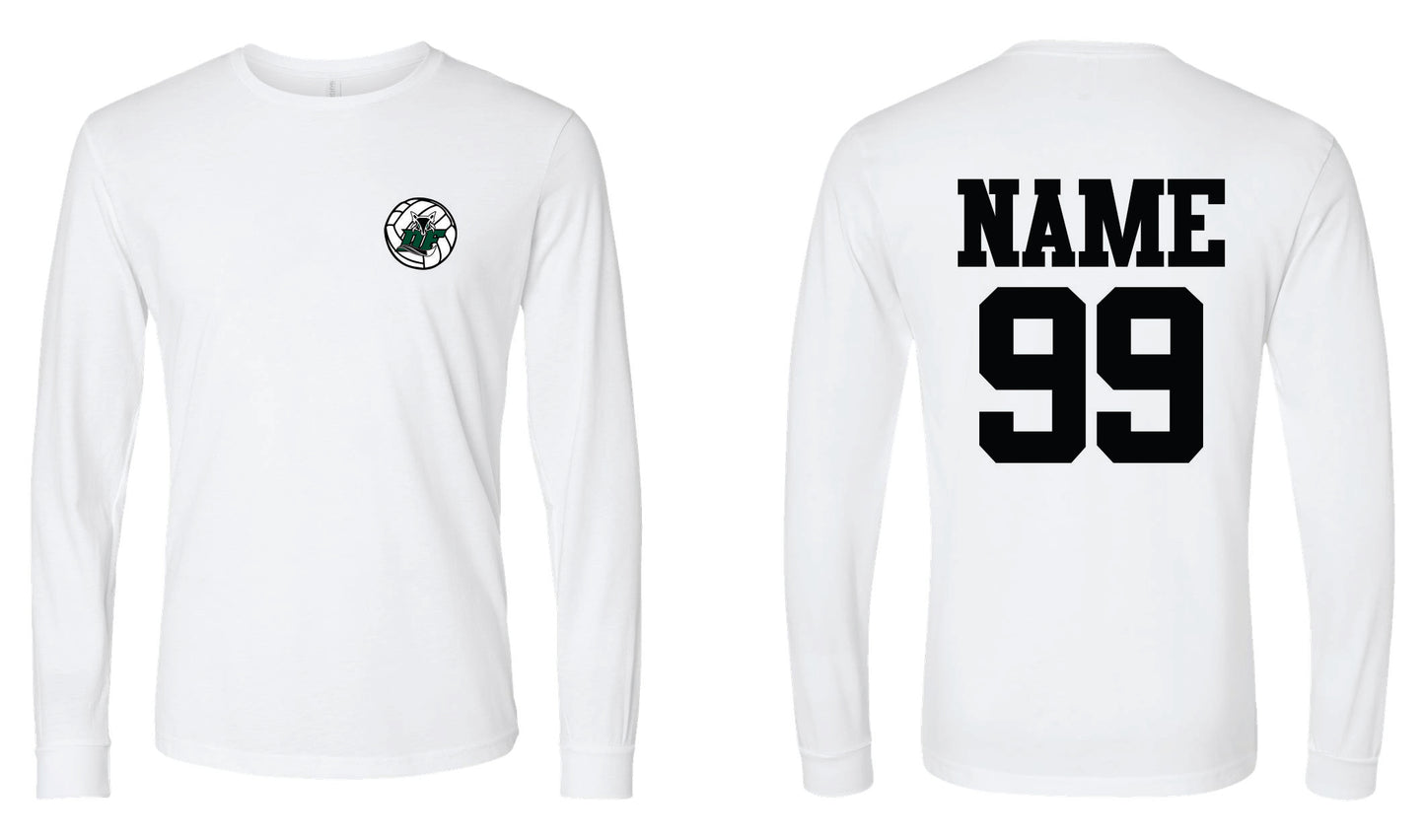 Adult DF Volleyball Tri-blend Long Sleeve Shirt