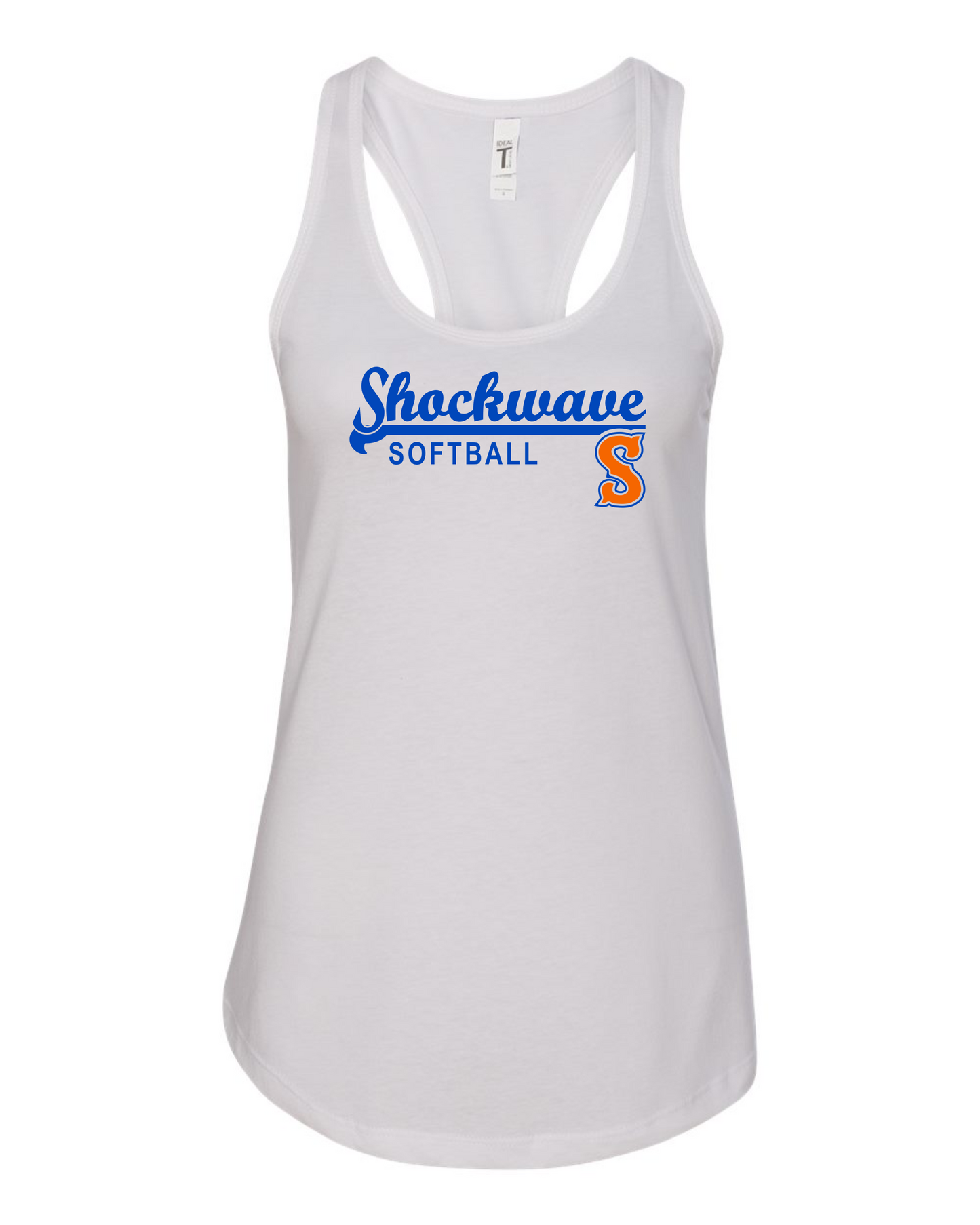 Shockwave Softball Racerback Tank