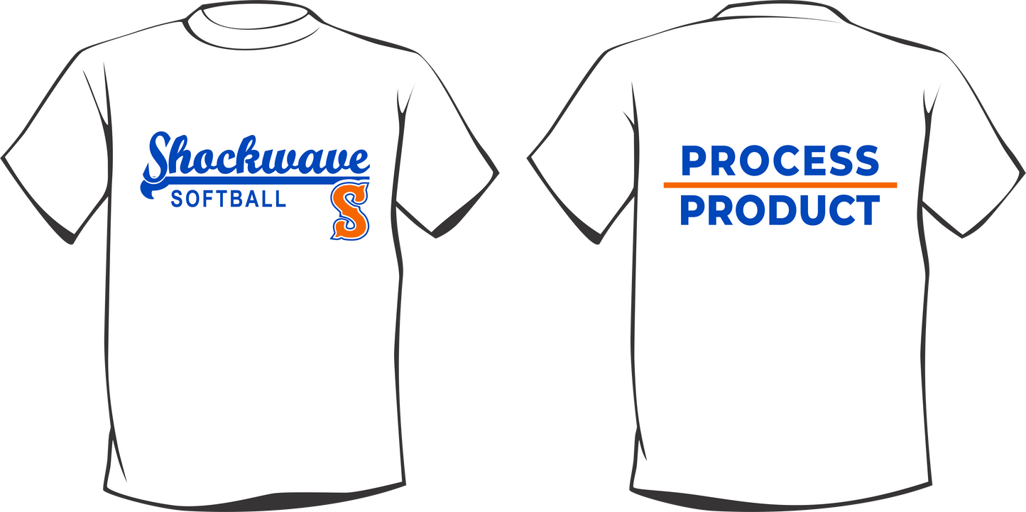 Shockwave Softball Process Over Product Shirt