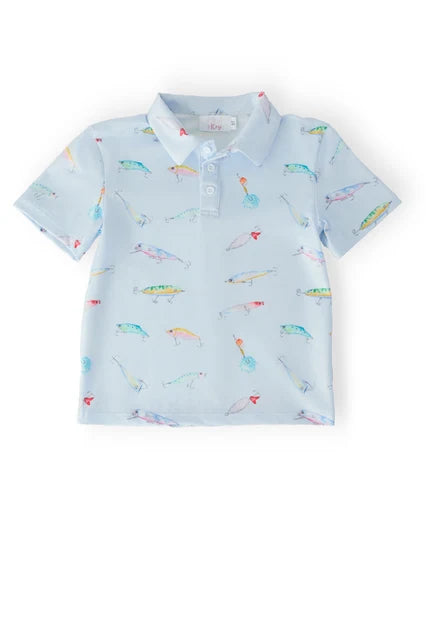 Boys Fish Hook Polo