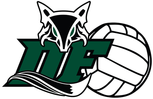 Dutch Fork Volleyball 4" Decal