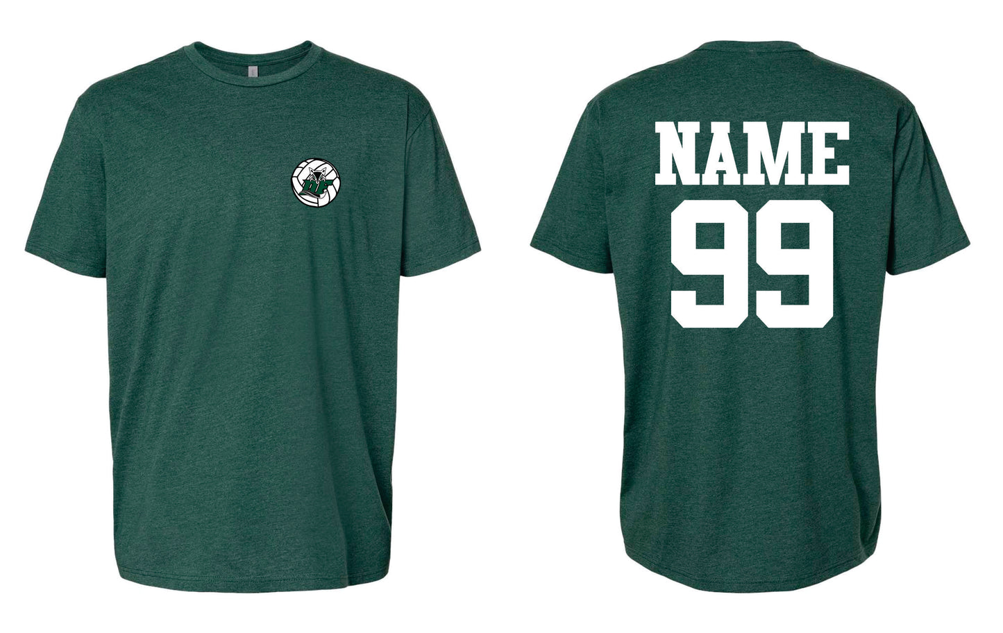 Adult DF Volleyball Tri-blend Shirt