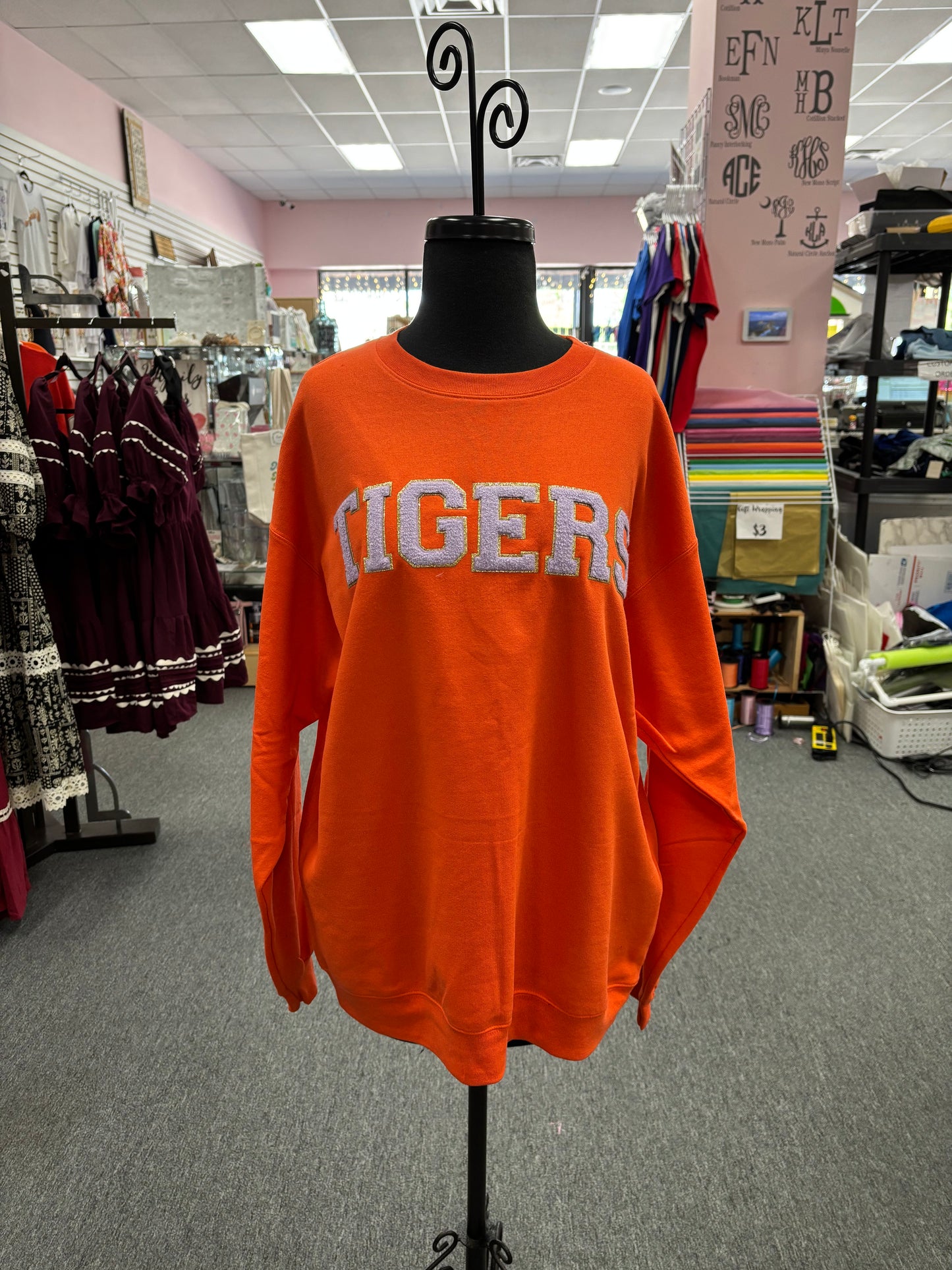 Various Chenille Letters Sweatshirts