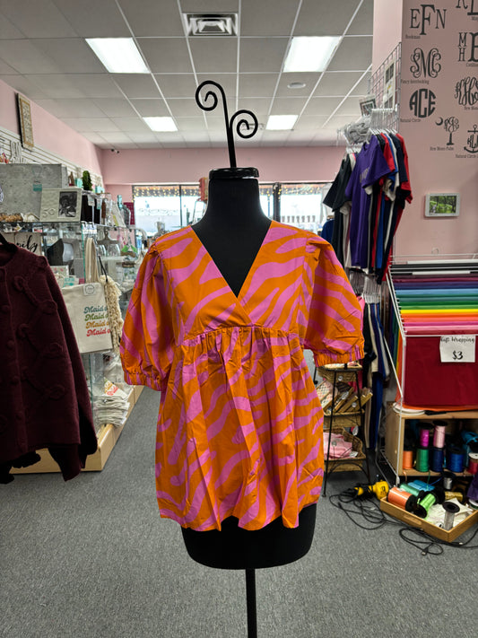 Orange/Pink Swirl Shirt