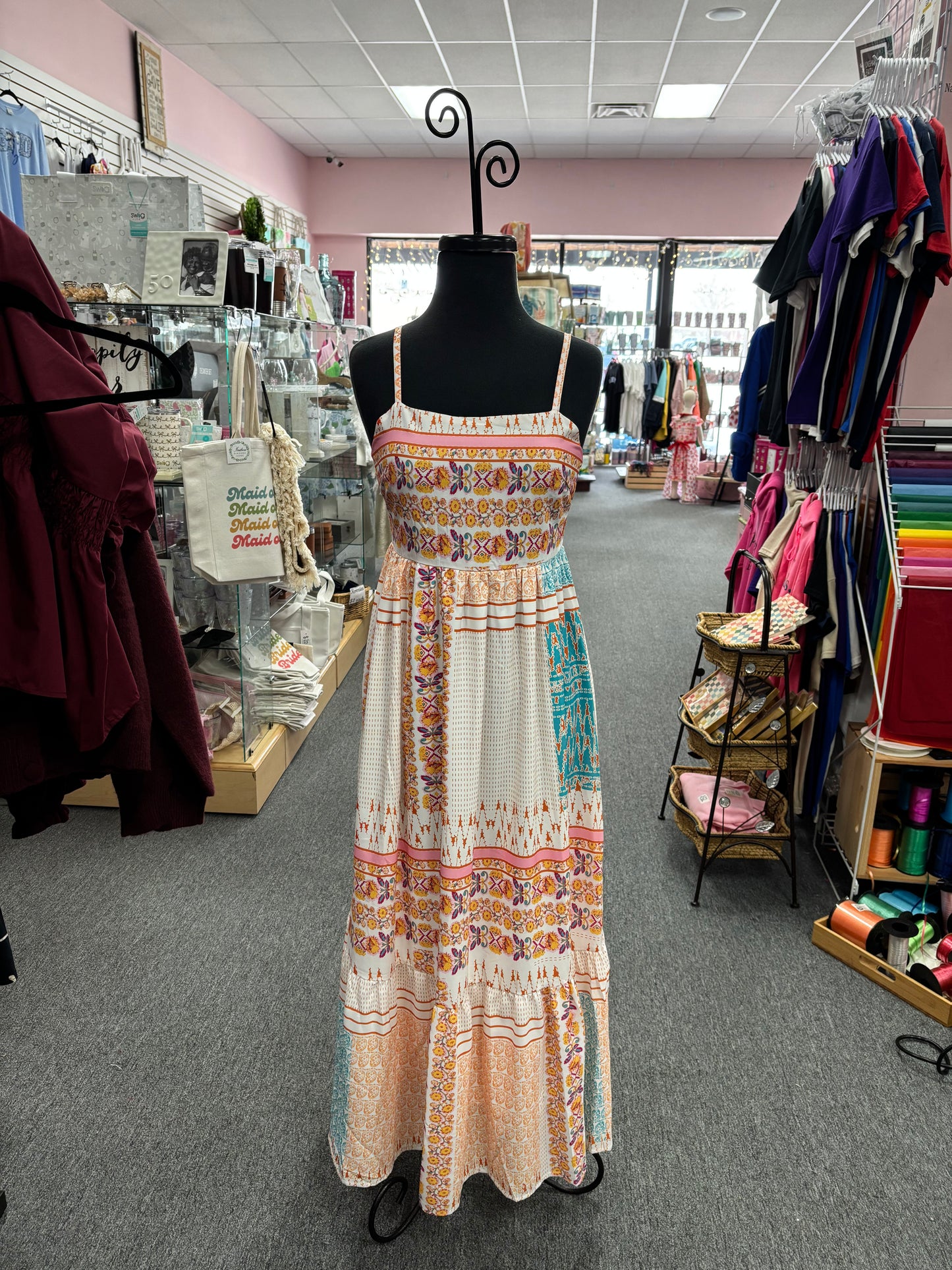Multicolor Boho Sundress