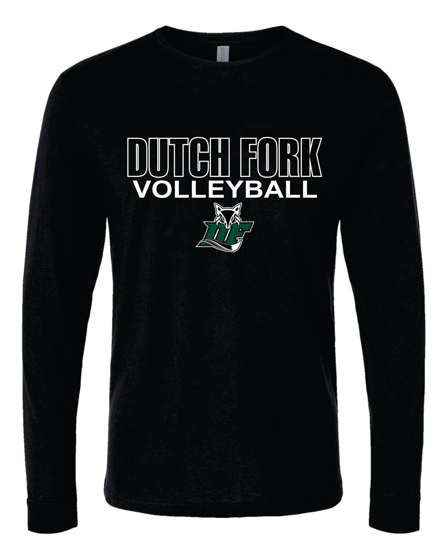 Adult DF Volleyball Tri-blend Long Sleeve Shirt