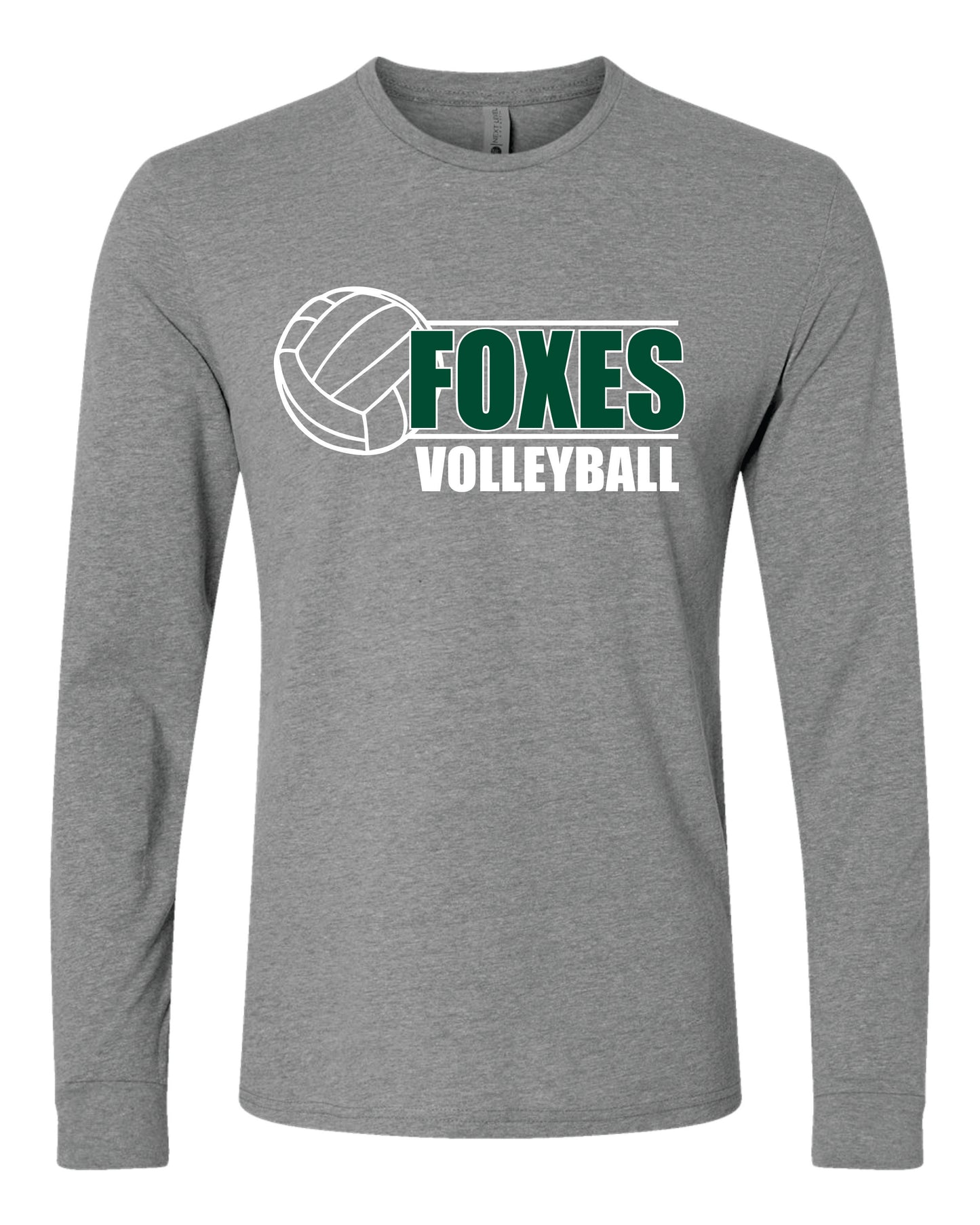 Adult DF Volleyball Tri-blend Long Sleeve Shirt