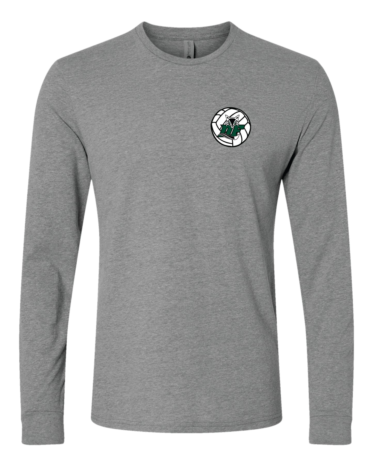 Adult DF Volleyball Tri-blend Long Sleeve Shirt