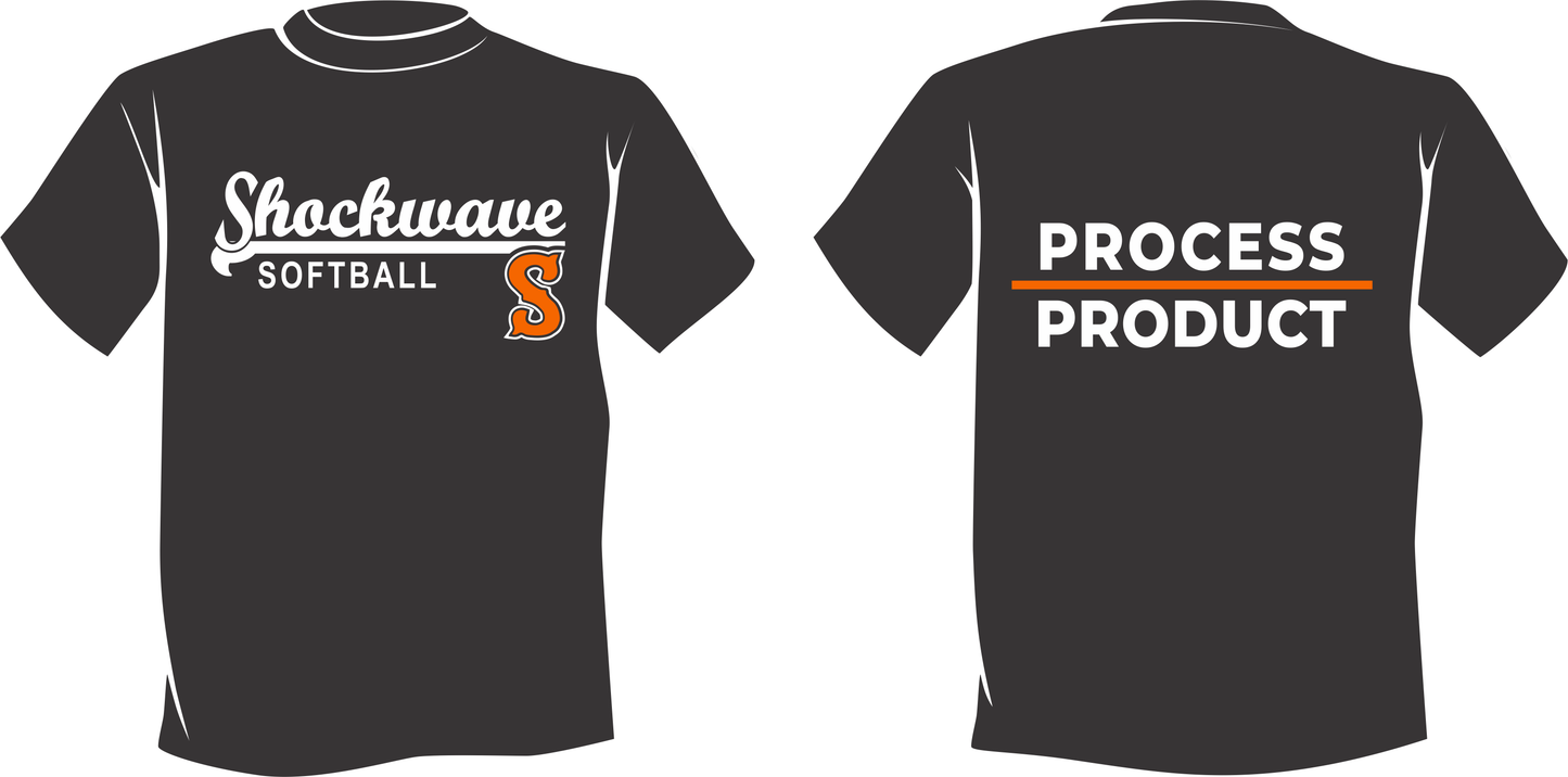 Shockwave Softball Process Over Product Shirt