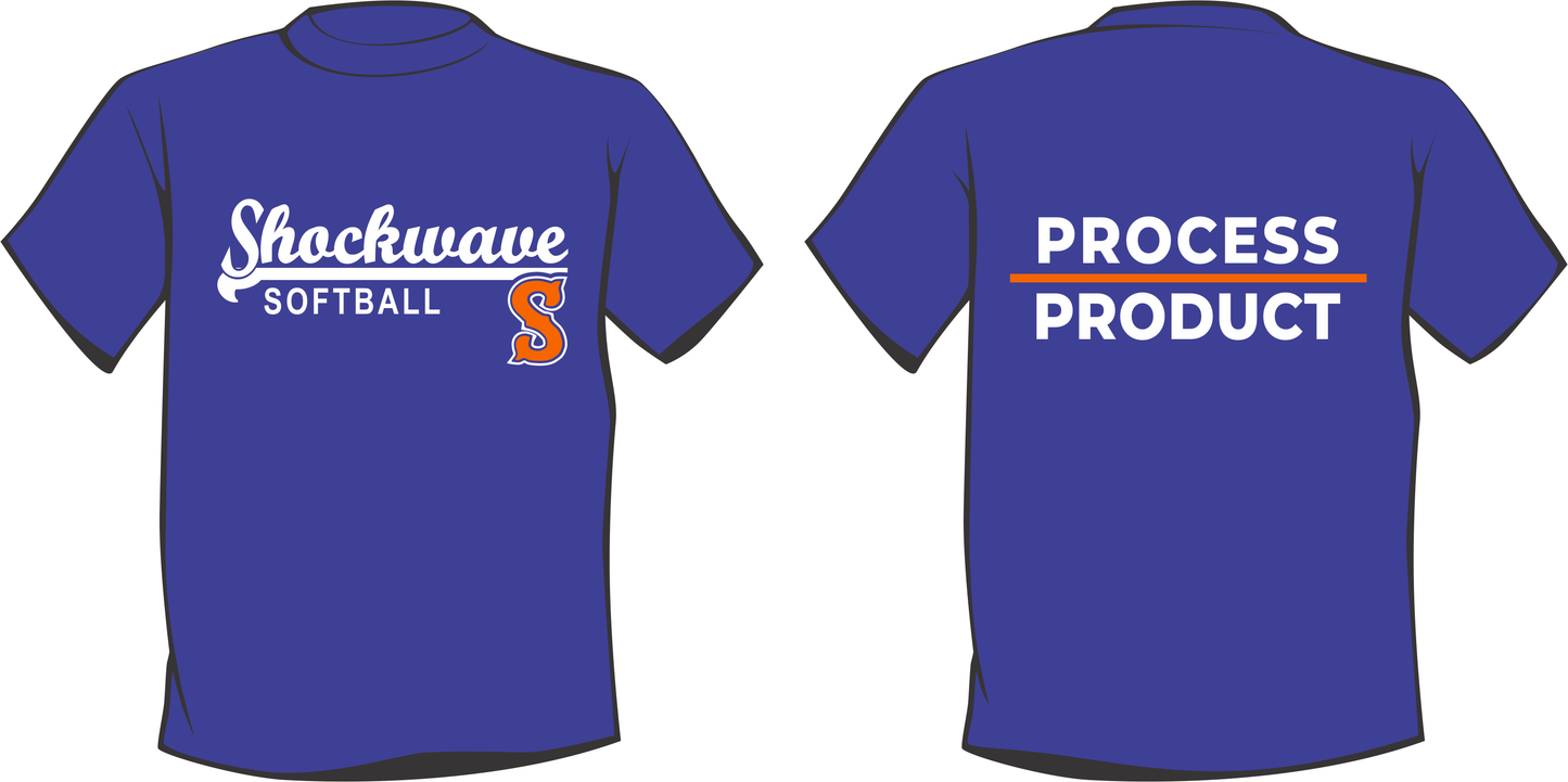 Shockwave Softball Process Over Product Shirt