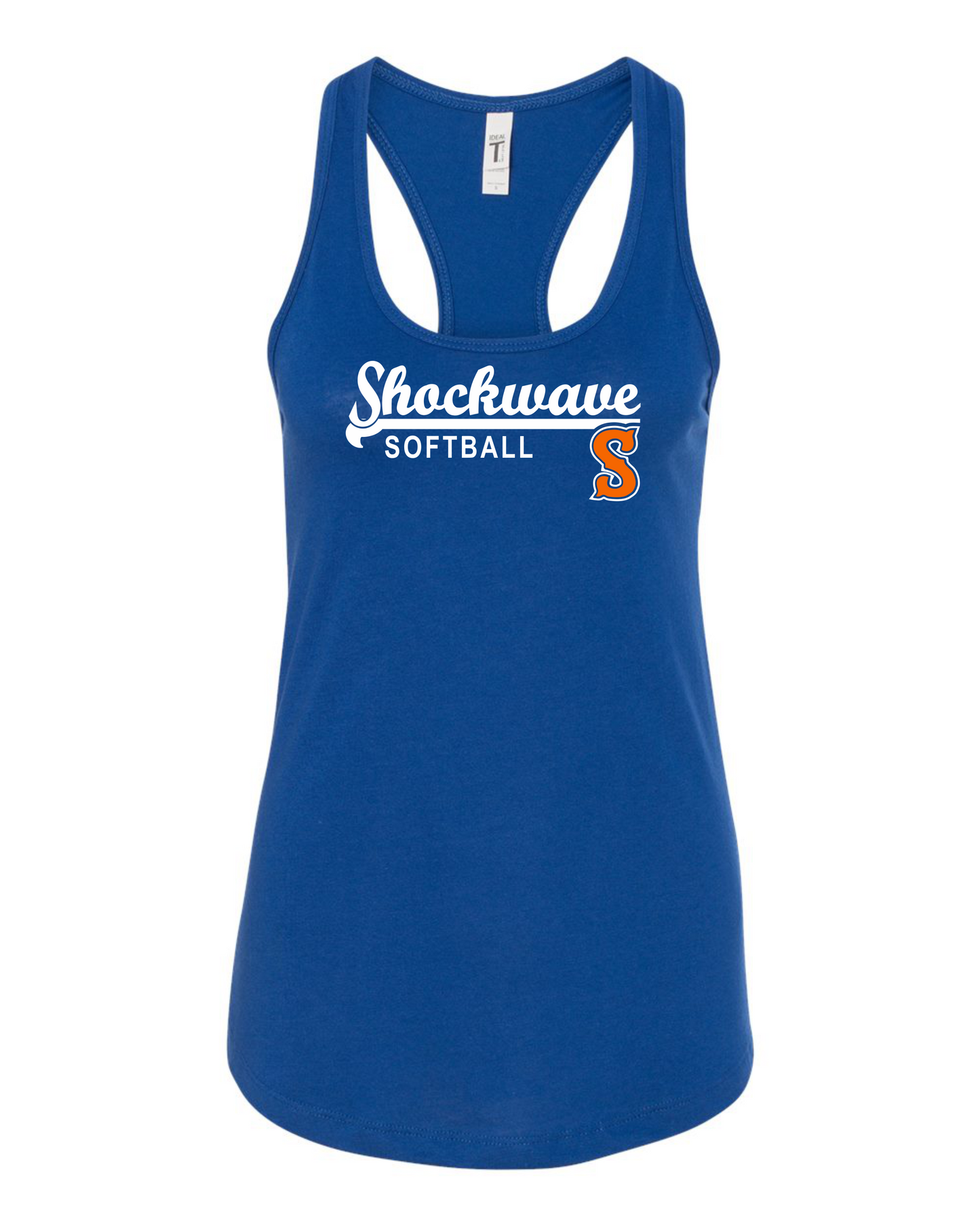 Shockwave Softball Racerback Tank