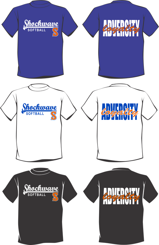 Shockwave Softball Loyalty Through Adversity Shirt