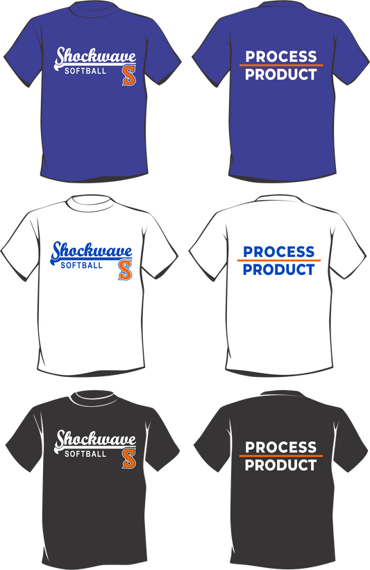 Shockwave Softball Process Over Product Shirt