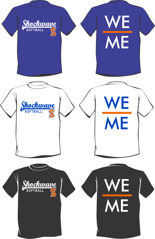 Shockwave Softball We Before Me Shirt