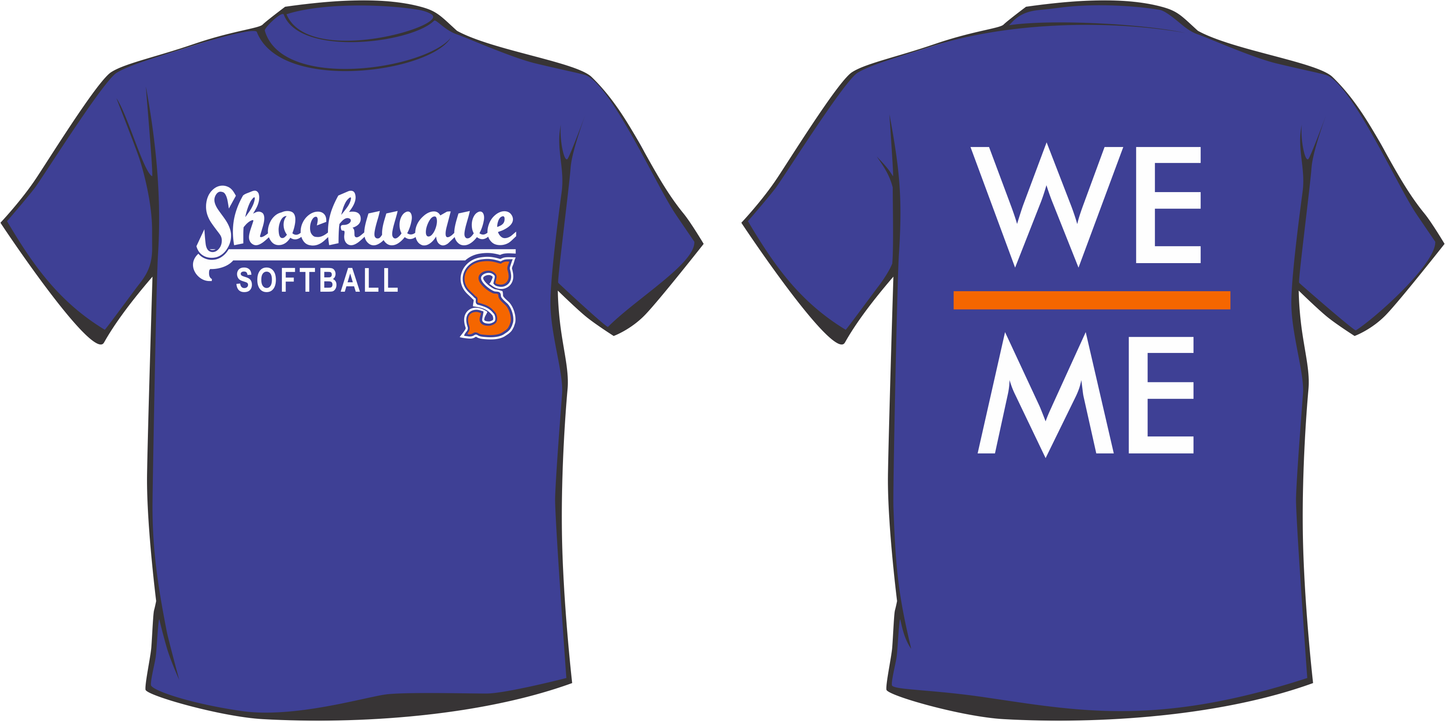 Shockwave Softball We Before Me Shirt