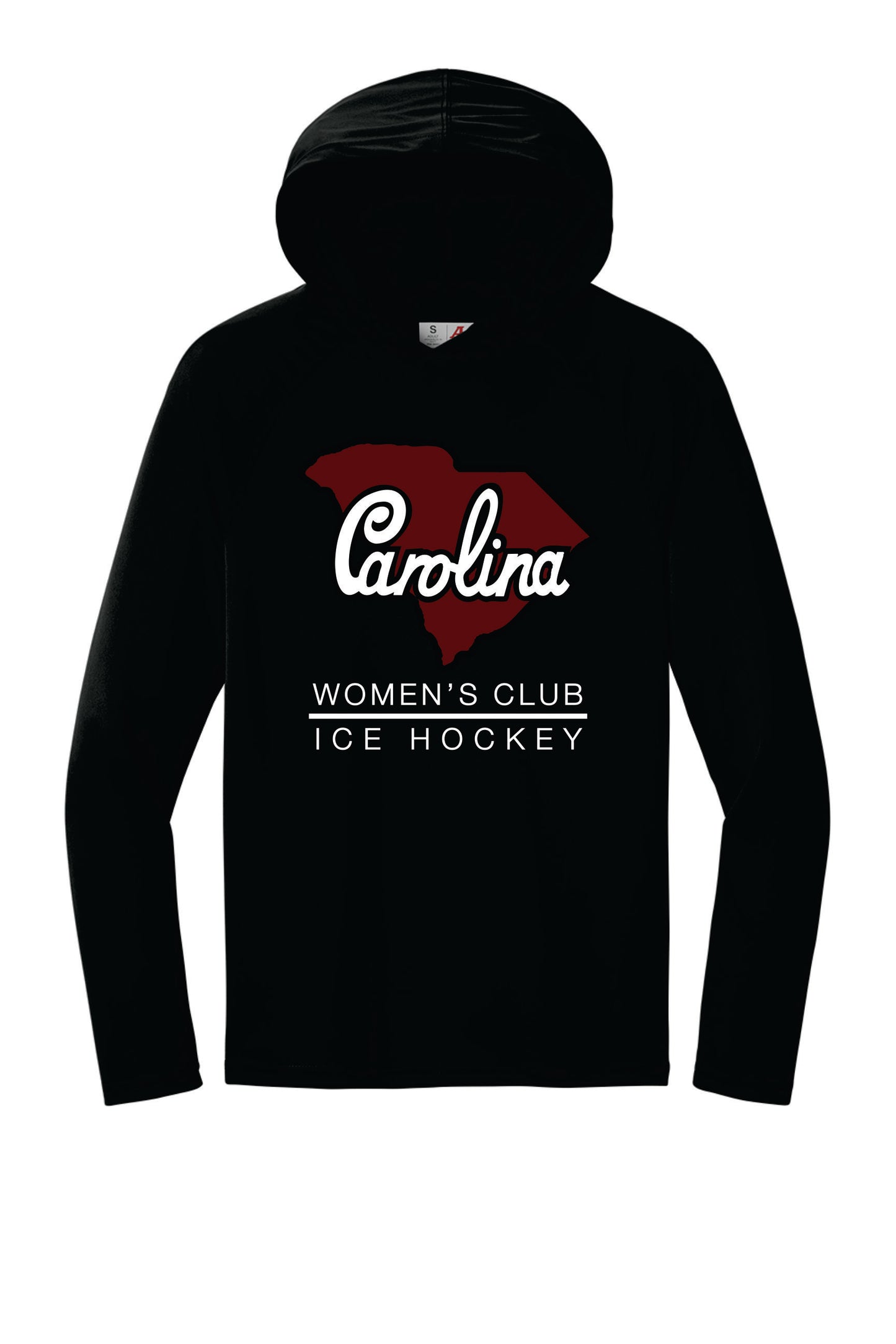 Adult USC Women's Hockey Hooded Wicking Tee